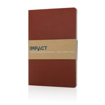 XD Collection Impact softcover stone paper notebook A5 Red