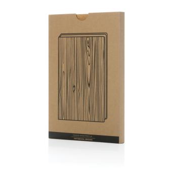 XD Collection Kavana A5 Notizbuch mit Holz-Print Braun