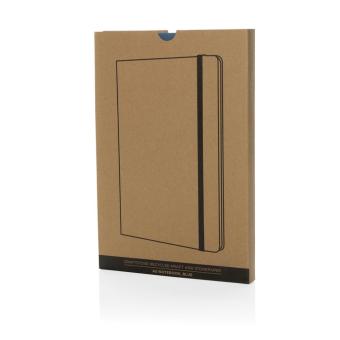 XD Collection Craftstone A5 recycled kraft and stonepaper notebook Aztec blue