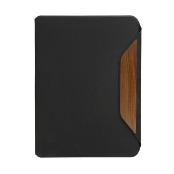 XD Xclusive Teri AWARE™ A4 Portfolio aus RPET und Walnuss Schwarz