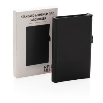 XD Collection Standard aluminium RFID cardholder Black