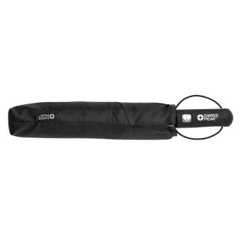 Swiss Peak Aware™ Tornado 27” pocket storm umbrella Black