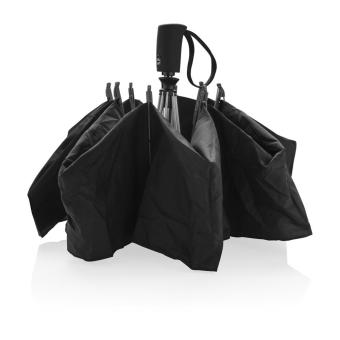 Swiss Peak SP AWARE™ 23' foldable reversible auto open/close umbrella Black
