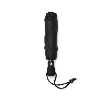 Nordic Drift Trail 23" AWARE™ RPET Automatik-Schirm UPF 50+ Schwarz