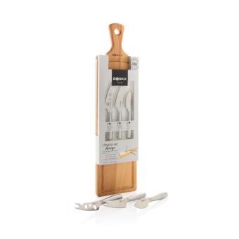 BOSKA Cheese Set Amigo Steel grey