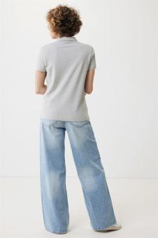 IQONIQ Yosemite Damen Piqué-Poloshirt aus rec. Baumwolle, Grau meliert Grau meliert | XXS