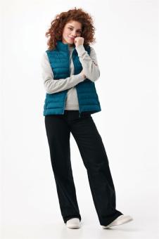 IQONIQ Meru women recycled polyester bodywarmer, teal Teal | XS