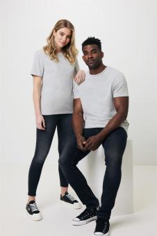 IQONIQ Manuel ungefärbtes T-Shirt aus recycelter Baumwolle, Grau meliert Grau meliert | XXS