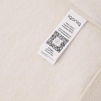 Iqoniq Kruger relaxed recycled cotton crew neck, nature Nature | XXS