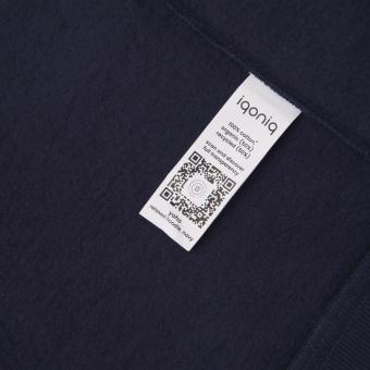 Iqoniq Yoho recycled cotton relaxed hoodie, navy Navy | XXS