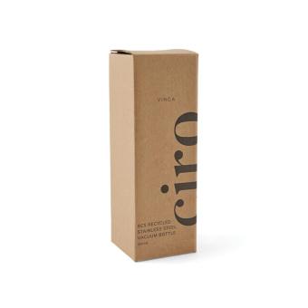 VINGA Ciro RCS recycled vacuum bottle 300ml Fawn