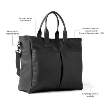 VINGA Baltimore hybrid office bag Black