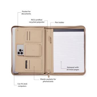 VINGA Baltimore RCS A4 Portfolio Beige