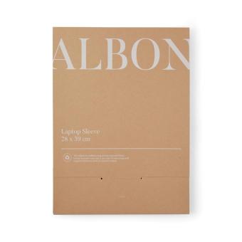 VINGA Albon GRS recycled felt 17" laptop sleeve Convoy grey