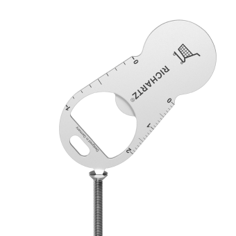 RICHARTZ® EINKAUFSWAGENLÖSER duo Silver