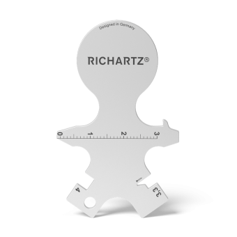 RICHARTZ® EINKAUFSWAGENLÖSER happy Silver