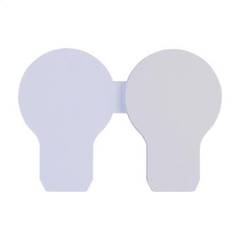 CreaStick Bulb Individueller Haftnotizblock Weiß