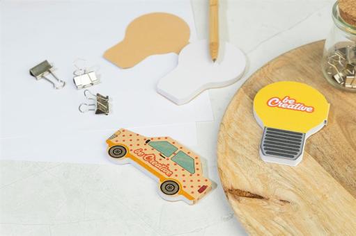 CreaStick Car Eco Individueller Haftnotizblock Natur