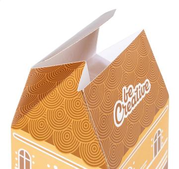 CreaBox Hut house shaped gift box White