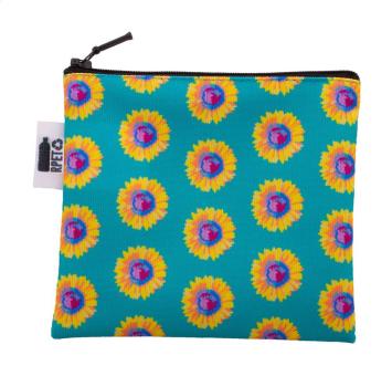 CreaBeauty S RPET Individuelle Kosmetiktasche Schwarz/weiss