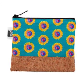 CreaBeauty Cork S RPET custom cosmetic bag, nature Nature,black