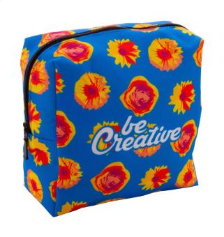 CreaBeauty Square M Individuelle Kosmetiktasche Schwarz/weiss