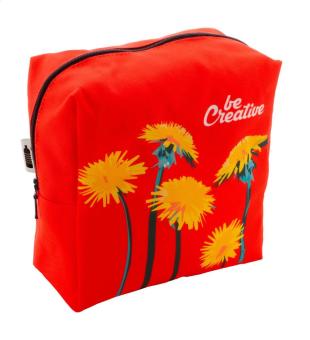 CreaBeauty Square L Individuelle Kosmetiktasche Schwarz/weiss