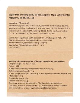 CreaChew 12 Eco custom chewing gum Nature
