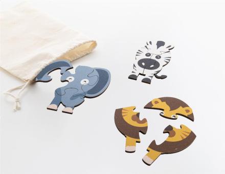 Zoofrik puzzle game, animals Multicolor