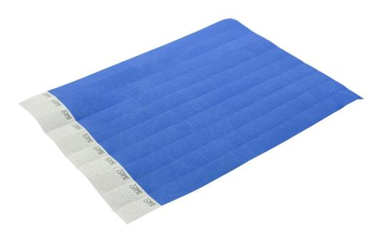 Wristvek tyvek wristbands (10 pcs) Aztec blue