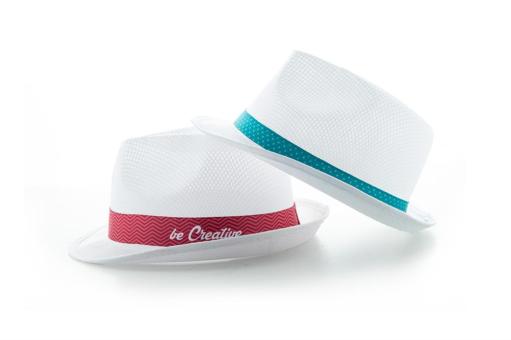 Subrero Hutband mit Sublimationsdruck Weiß