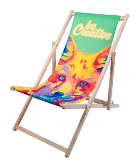 Mandalay deck chair, nature Nature,white