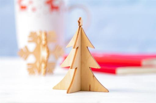 Creax Eco Christmas card, tree Nature