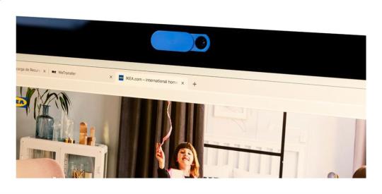 Hideo Webcam-Blocker Blau