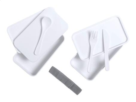 Ayam antibacterial lunch box White
