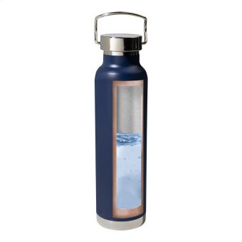 Cuppar Kupferisolierte Thermoflasche Dunkelblau