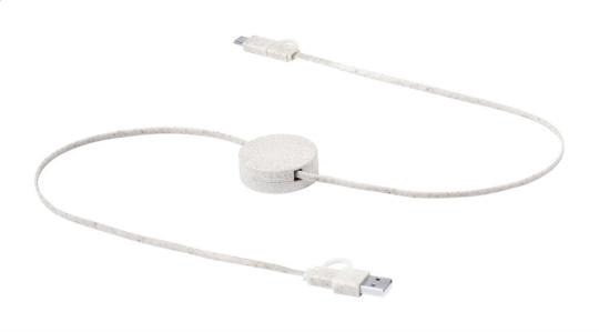 Yarely USB-Ladekabel Natur