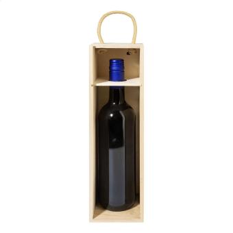Saxony Wein-Geschenktasche Natur