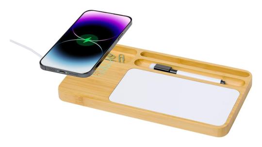 Sirae wireless charger organizer Nature