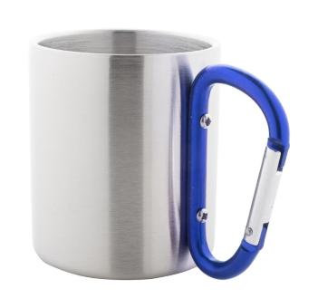 Cadisha Edelstahlbecher Blau/silber