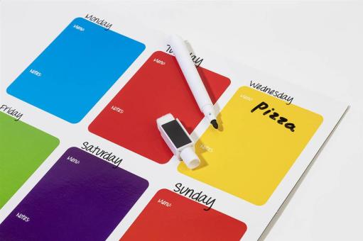 Wefri magnetic note board Multicolor