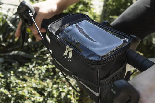 Velofon Plus RPET bicycle mobile holder bag Black