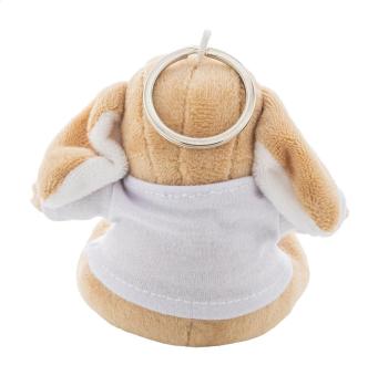 BunnyFob plush bunny keyring Brown