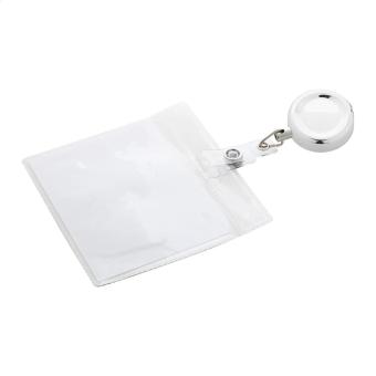 Backstage badge holder Silver