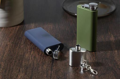 Cabot RSS hip flask Dark blue