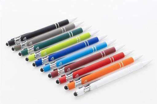 Tonnel Soft touch ballpoint pen Purple/red