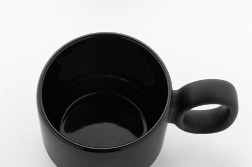Kaguya ceramic mug Black
