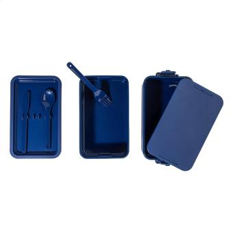 Duplox stackable lunch box Dark blue