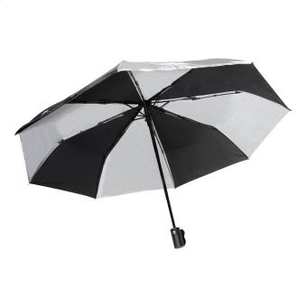 Radians Fold Reflektierender RPET-Regenschirm Schwarz