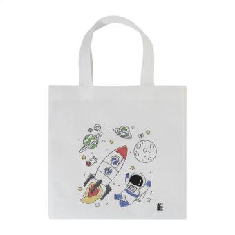 Spacolo RPET colouring shopping bag White